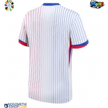 Moški Nogometni dresi Francija Gostujoči EP 2024 Kratek Rokav